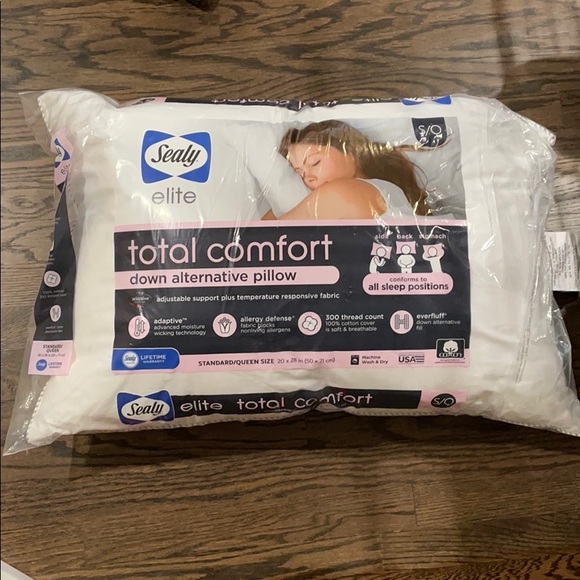 sealy elite total comfort down alternative pillow